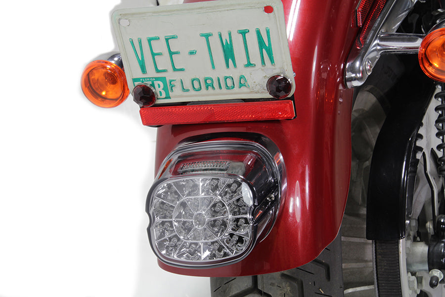 33-1605 - Lay Down Tail Lamp Assembly Smoked LED by Wyatt Gatling