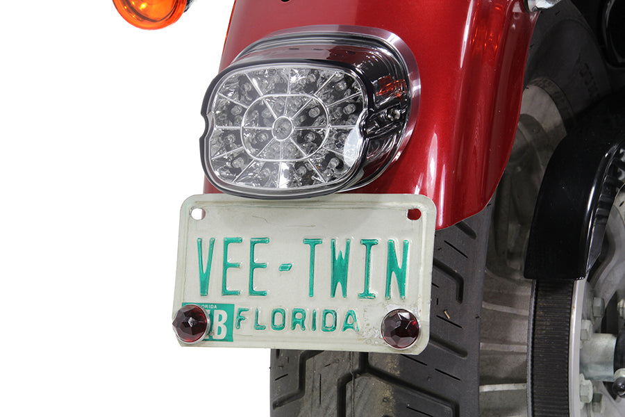 33-1606 - Lay Down Tail Lamp Assembly Smoked LED by Wyatt Gatling