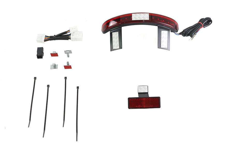 33-1627 - Chopped Fender Rear Edge LED Lamp with Red Lens by Wyatt Gatling