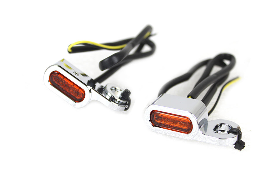 33-1630 - Chrome LED Turn Signal Set by Wyatt Gatling