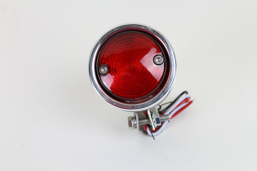33-1666 - LED Bullet Tail Lamp Assembly Chrome by Wyatt Gatling