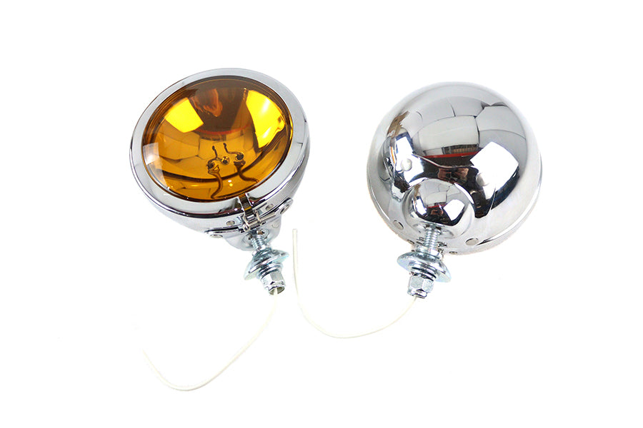 12 Volt Amber Spotlamp Set