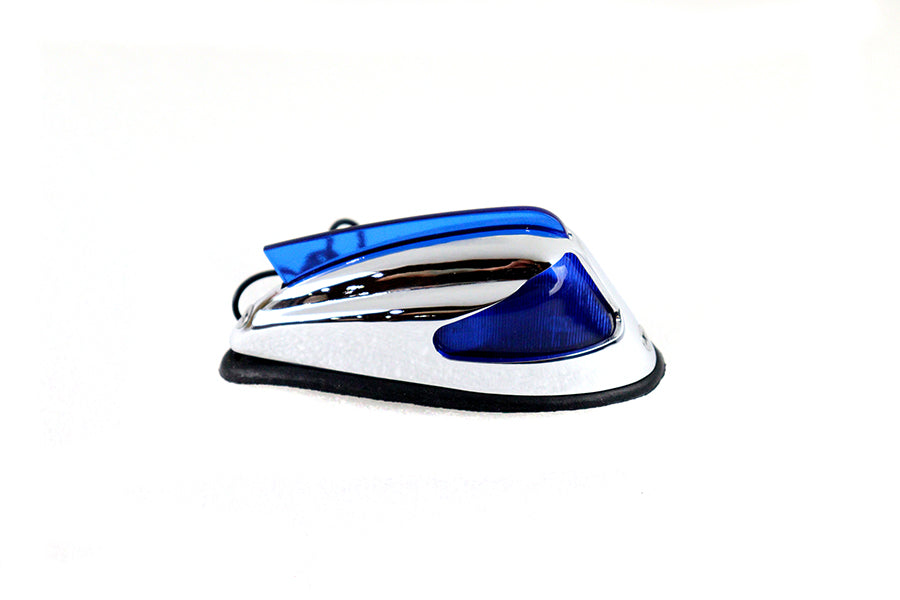 Replica Front Fender Lamp with Blue Lens