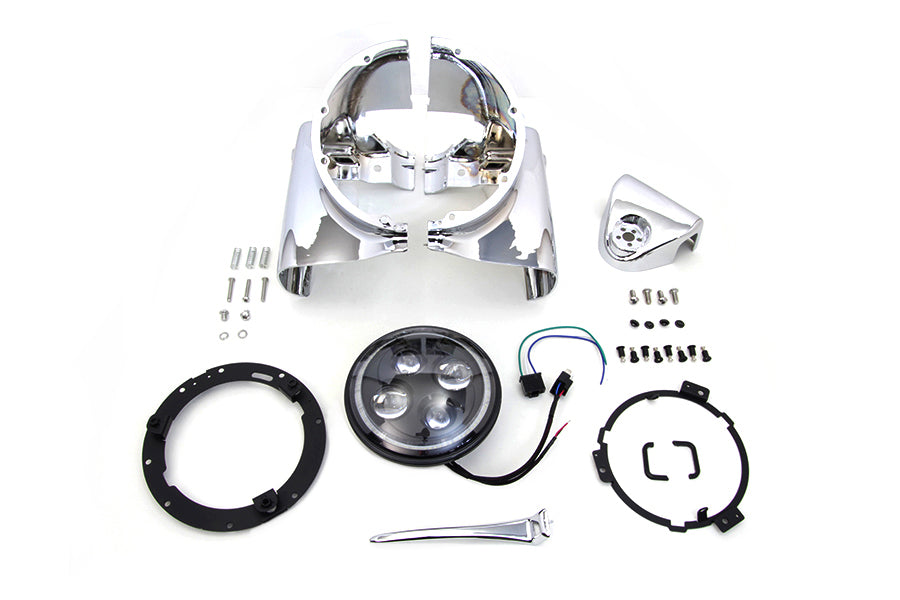 33-1751 - Headlamp Cowl Assembly Chrome by V-Twin