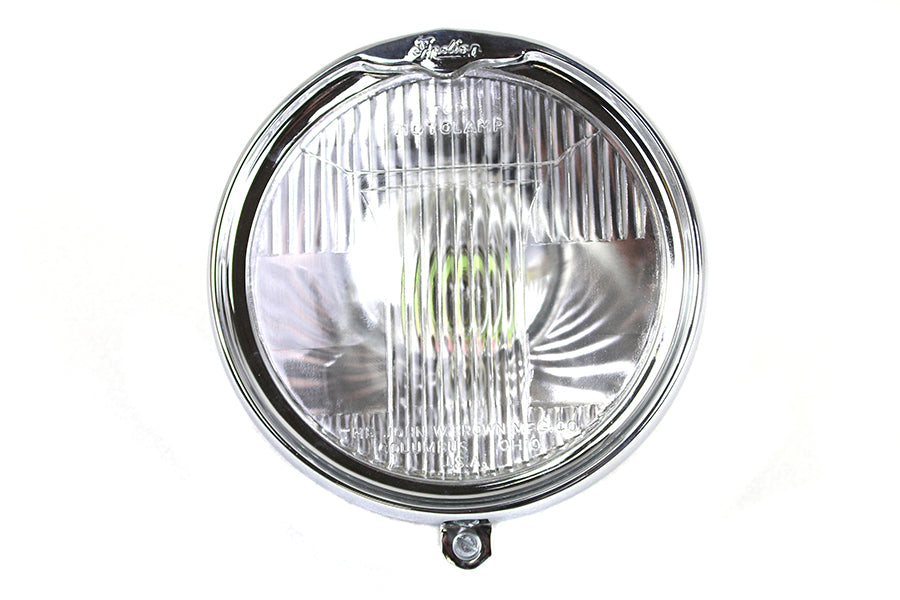 33-1765 - Indian Large 6 Volt Headlamp by V-Twin