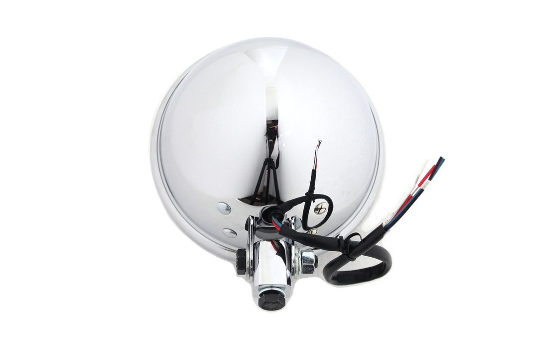 33-1771 - 5-3/4  Bates Style LED Headlamp Chrome by Wyatt Gatling