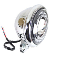 33-1771 - 5-3/4  Bates Style LED Headlamp Chrome by Wyatt Gatling