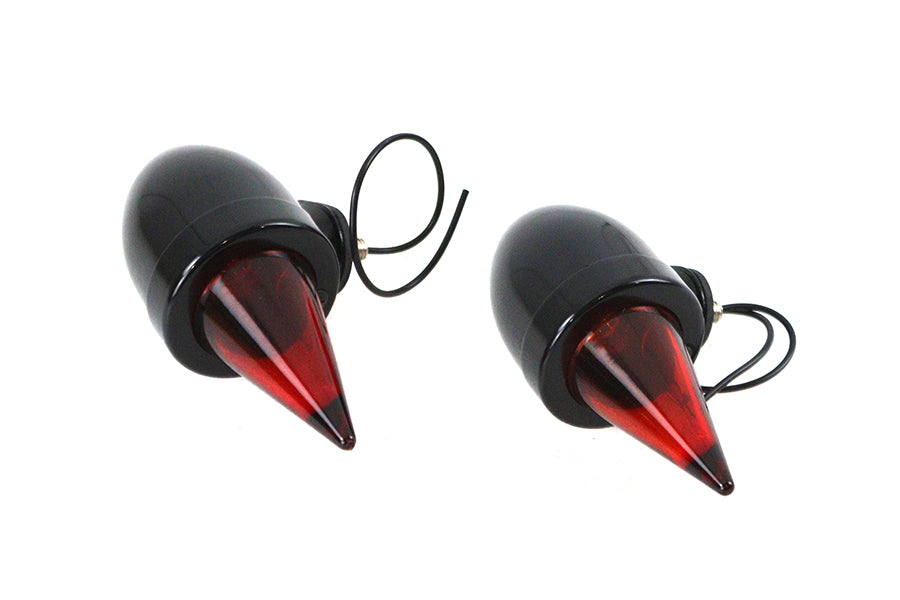 Torpedo Bullet Lamp Set Black