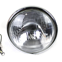 33-1785 - 6-1/2  Spring Fork H-4/LED Headlamp Unit Black by V-Twin
