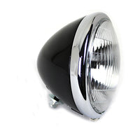 33-1785 - 6-1/2  Spring Fork H-4/LED Headlamp Unit Black by V-Twin