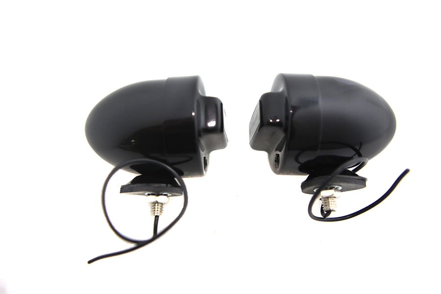 Blackout Bullet Lamp Set Flat Black