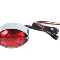 Micro Cateye Tail Lamp Chrome