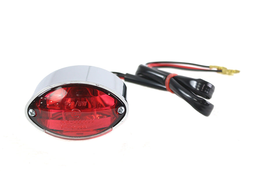 Micro Cateye Tail Lamp Chrome