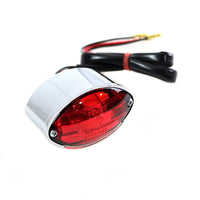 Micro Cateye Tail Lamp Chrome