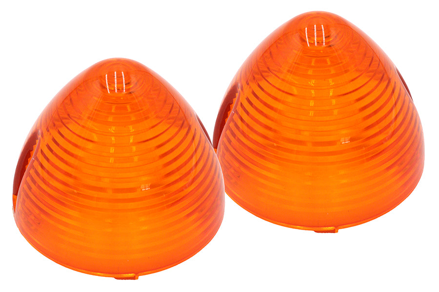 33-1831 - Bullistic Turn Signal Lenses Amber by V-Twin