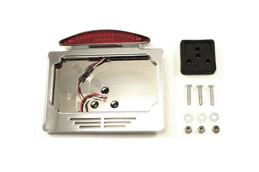 33-1904 - Chrome Billet Fender Mount LED Tail Lamp Slice Type by Wyatt Gatling