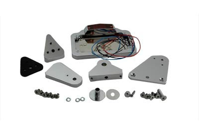 33-1929 - Side Mount Tail Lamp Plate Set by V-Twin