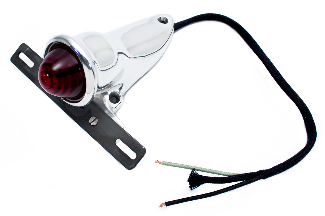 33-1940 - Bates Bobber Tail Lamp Assembly Polished Alloy by Wyatt Gatling