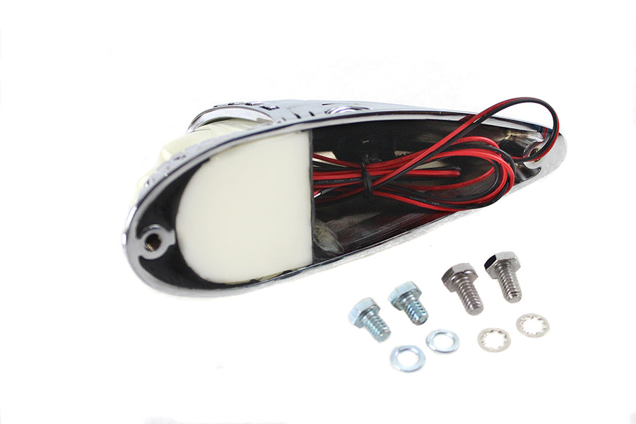 33-1943 - Indian Head Fender Ornament Chrome by V-Twin