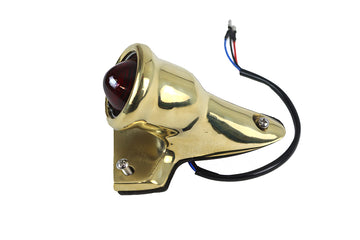 Crocker Style LED Tail Lamp Brass