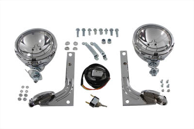 33-2087 - Clear Pursuit Spotlamp Kit by V-Twin