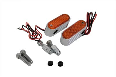 33-2091 - Chrome Marker Lamp Set with Amber Lens by Wyatt Gatling