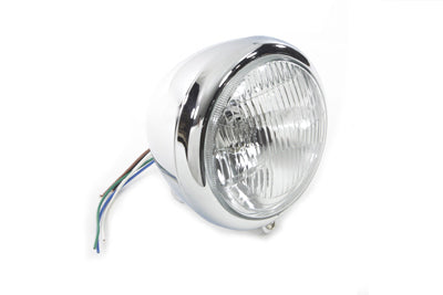 33-2159 - 5-3/4 inch Round Headlamp Assembly Teardrop Style by Wyatt Gatling
