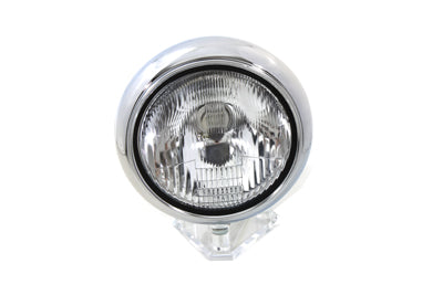 33-2197 - 7 inch Headlamp Assembly H-4 Type Chrome by Wyatt Gatling