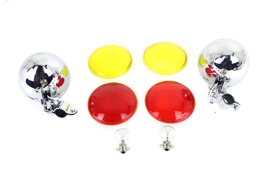 33-2261 - Early Spring Fork Spotlamp Set by V-Twin