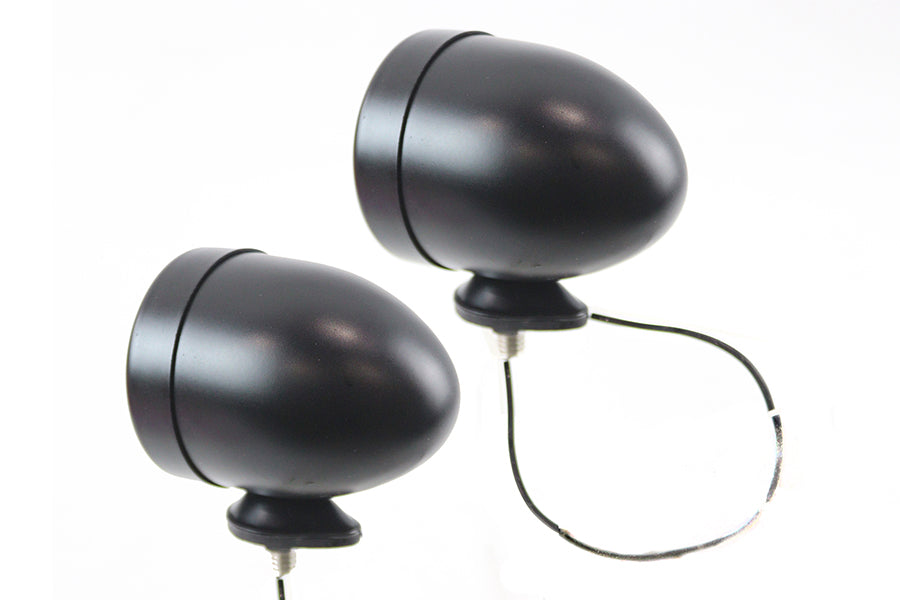 Bullet Lamp Set Black