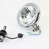 33-2280 - 5-3/4  Bates Style 12 Volt LED Headlamp Chrome by V-Twin