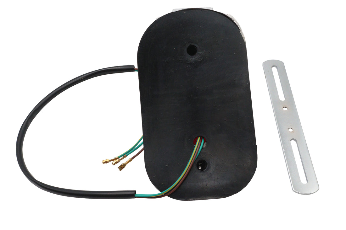 33-2282 - FLSTS Replica Tombstone Tail Lamp Chrome by V-Twin