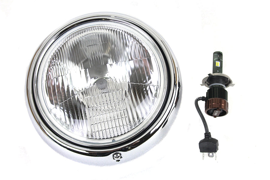 33-2283 - 7 inch LED/H-4 Headlamp Unit by V-Twin