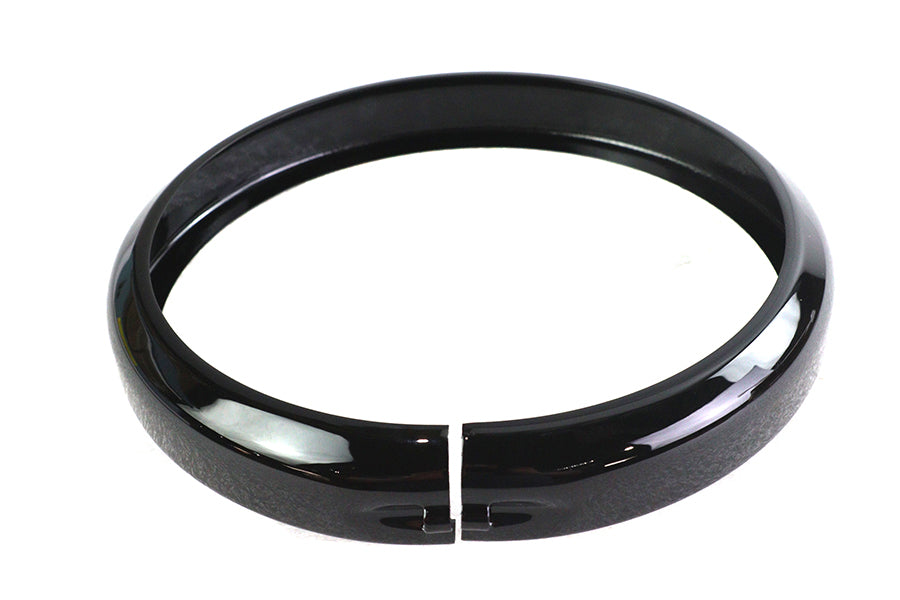 33-2288 - Outer Headlamp Trim Rim Black by V-Twin