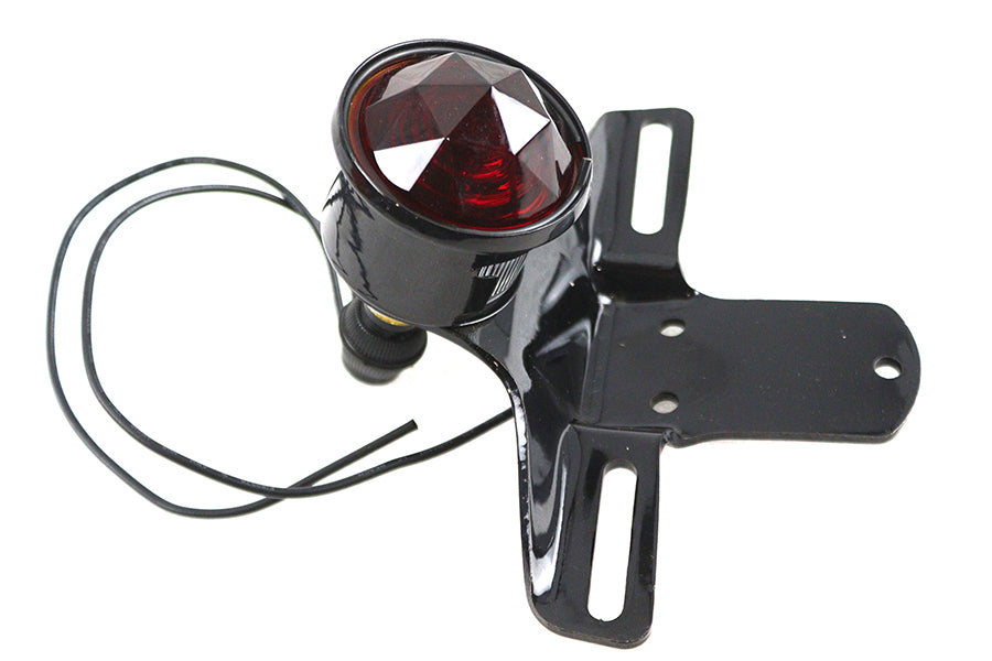 Replica Tail Lamp with Faceted Red Lens