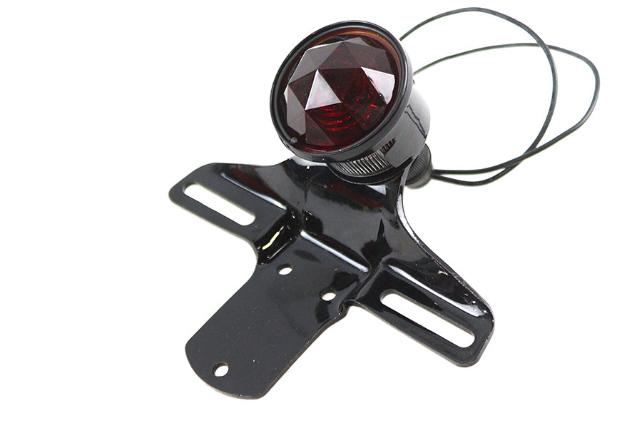 Replica Tail Lamp with Faceted Red Lens