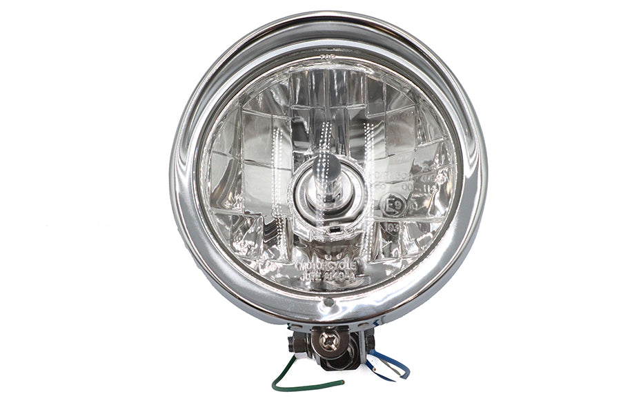 33-2357 - 5-3/4 inch Headlamp Assembly Teardrop Style by V-Twin