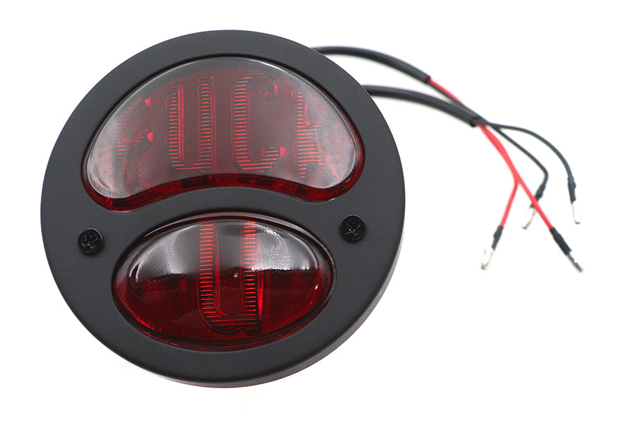 33-2376 - Fcuk U Tail Lamp Assembly Black by V-Twin