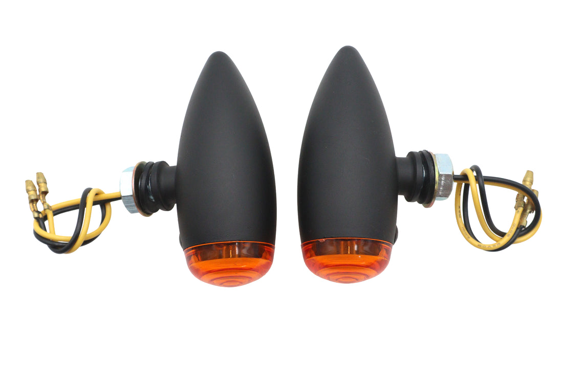 33-3044 - Mini LED Bullet Amber Lens Marker Lamp Set by Wyatt Gatling