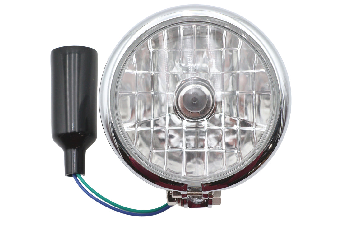 33-4071 - 4-1/2  Round Headlamp Chrome by Wyatt Gatling