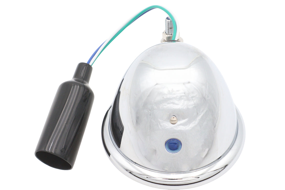 33-4071 - 4-1/2  Round Headlamp Chrome by Wyatt Gatling