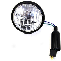 33-4072 - 4-1/2  Round Headlamp Black by Wyatt Gatling