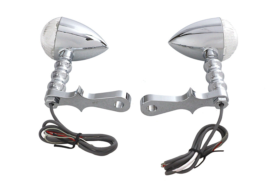 33-4115 - LED Bullet Turn Signal Set with Headlamp Mount by Wyatt Gatling