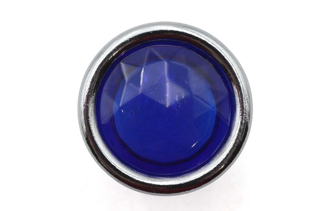 33-8672 - Blue Dot Lens with Chrome Ring by Ultima