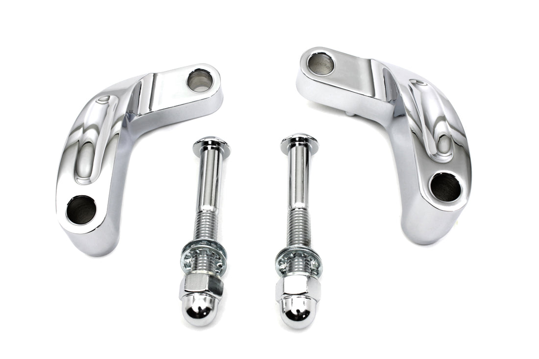 34-0020 - Chrome Prime Mirror Relocation Kit by Wyatt Gatling