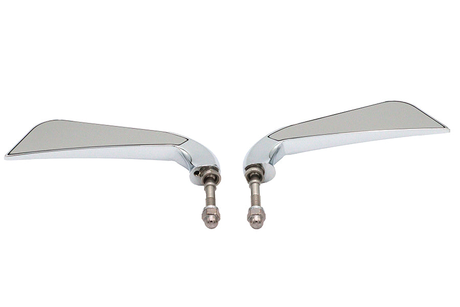 34-0021 - Evil Eye Mirror Set with Billet Stems by Wyatt Gatling