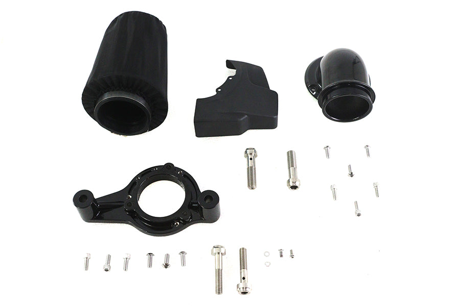 34-0090 - M8 Heavy Breather Air Cleaner Kit Black by V-Twin