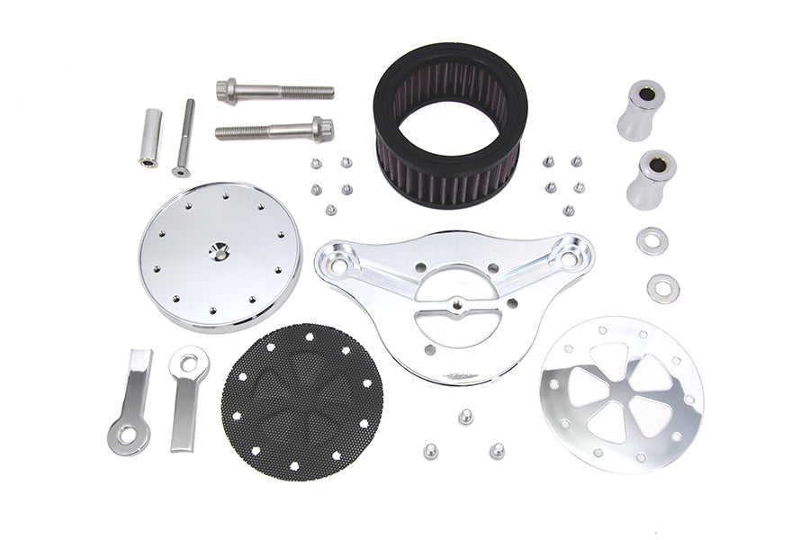 34-0236 - Wyatt Gatling Air Cleaner Kit Chrome by Wyatt Gatling