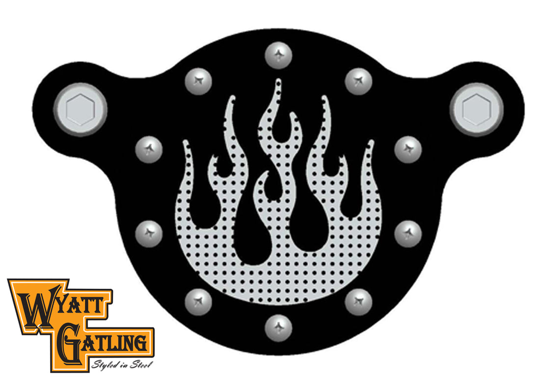 34-0238 - Wyatt Gatling Air Cleaner Kit Chrome by Wyatt Gatling