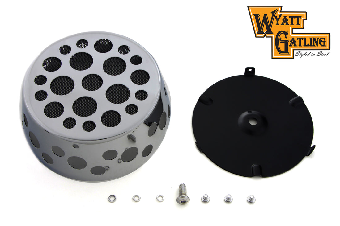 34-0276 - Swiss Cheese Mesh Air Cleaner Cover by Wyatt Gatling